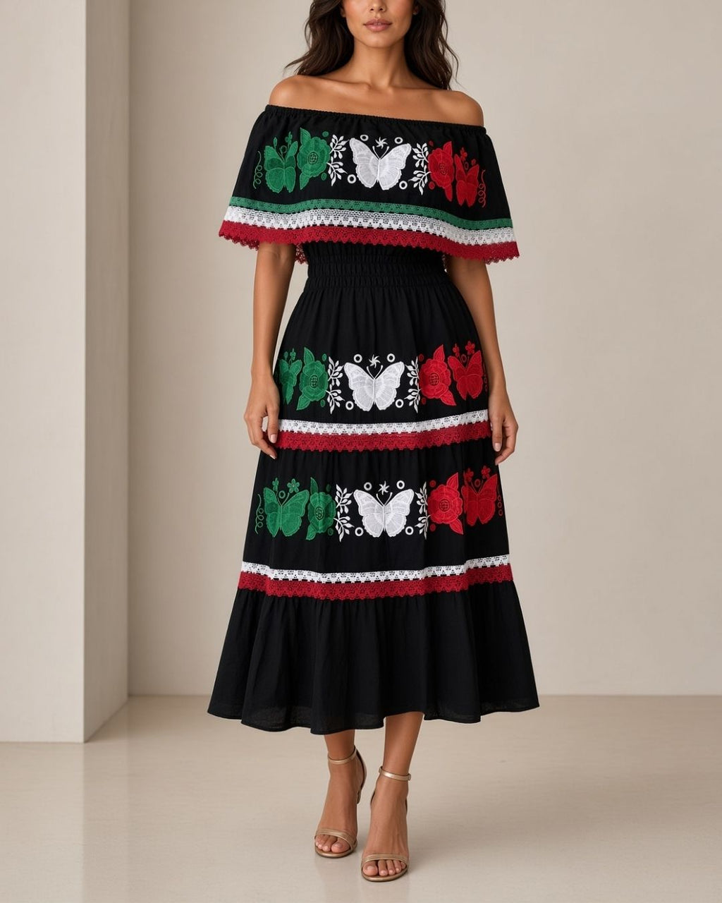Vestido Campesino Monarca Patria