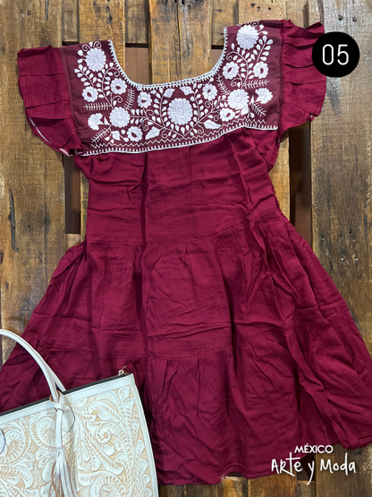 Vestido Tehuacan Rayon