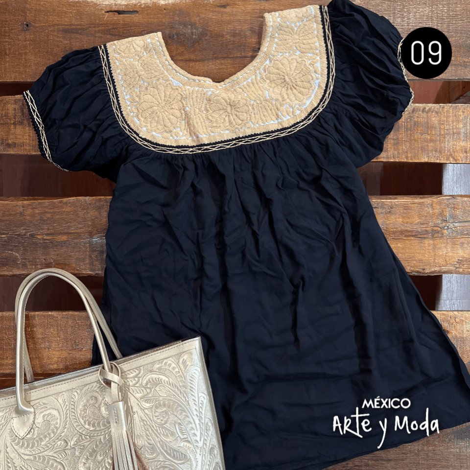 Blusa Aguacatenango Rayon - MÉXICO ARTE Y MODA - Blusa Bordada