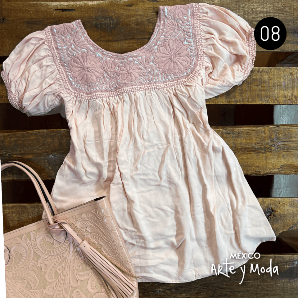 Blusa Aguacatenango Rayon - MÉXICO ARTE Y MODA - Blusa Bordada