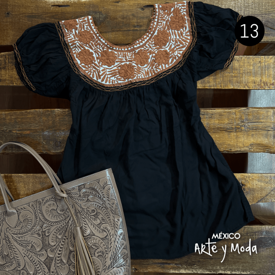 Blusa Aguacatenango Rayon - MÉXICO ARTE Y MODA - Blusa Bordada