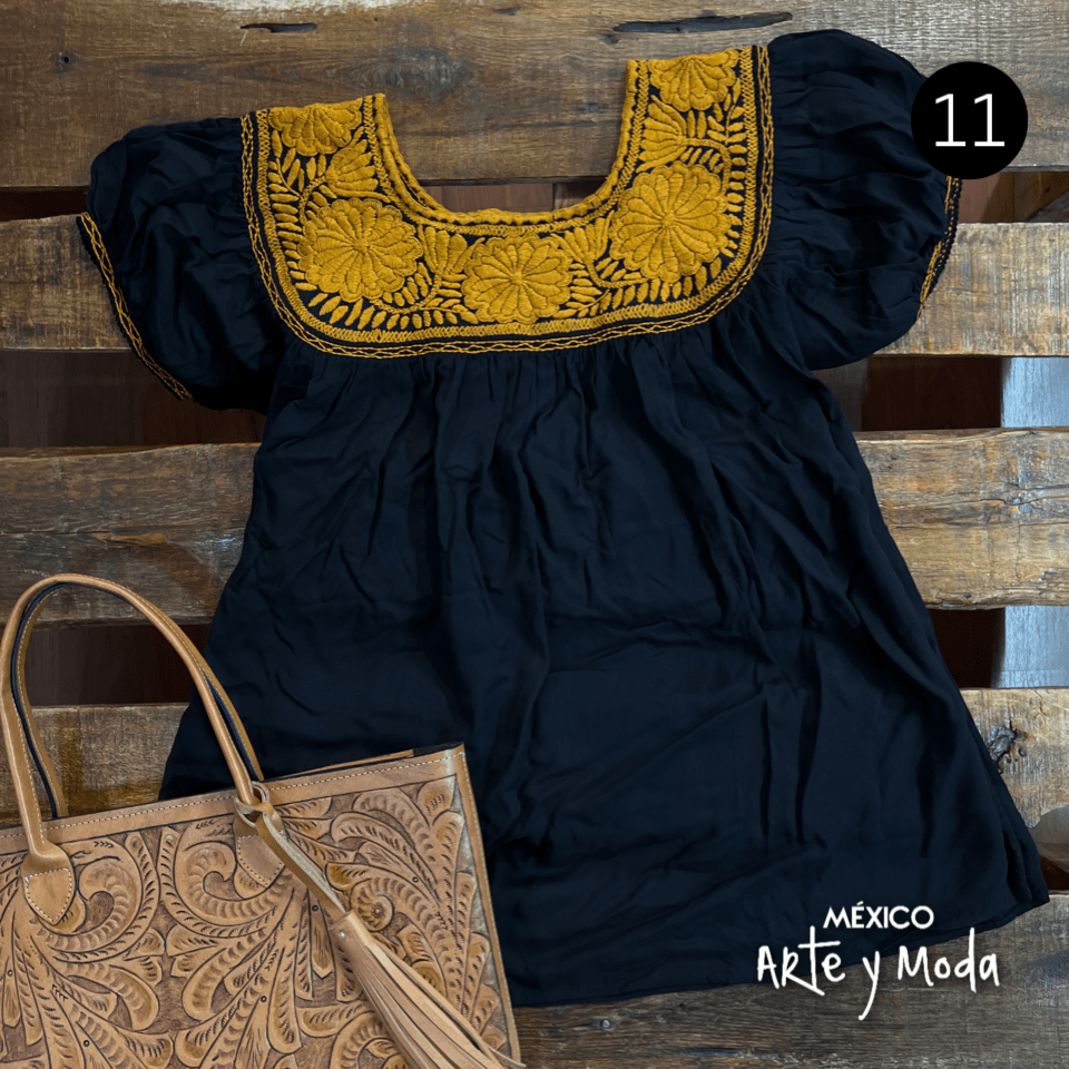 Blusa Aguacatenango Rayon - MÉXICO ARTE Y MODA - Blusa Bordada