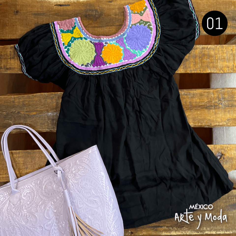 Blusa Aguacatenango Rayon - MÉXICO ARTE Y MODA - Blusa Bordada