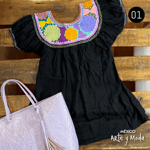 Blusa Aguacatenango Rayon - MÉXICO ARTE Y MODA - Blusa Bordada