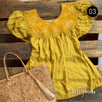 Blusa Aguacatenango Rayon - MÉXICO ARTE Y MODA - Blusa Bordada