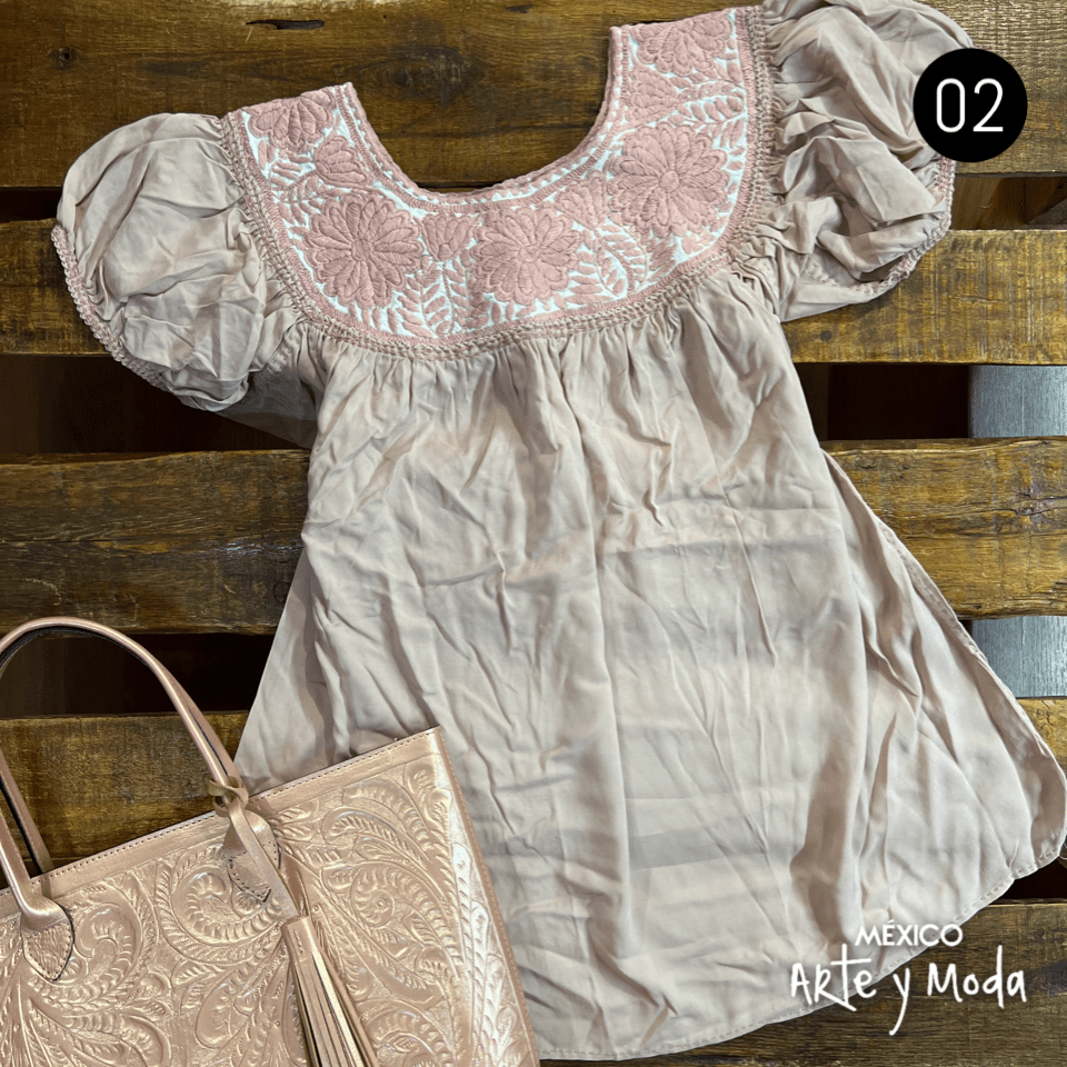 Blusa Aguacatenango Rayon - MÉXICO ARTE Y MODA - Blusa Bordada