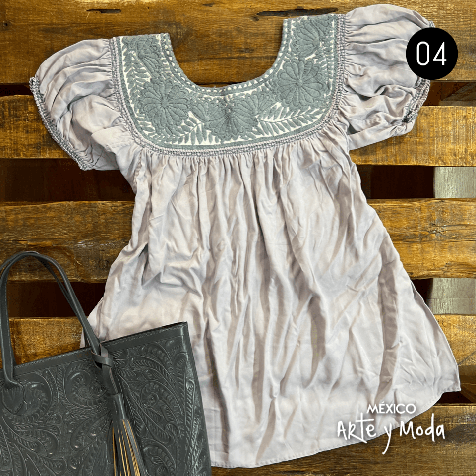 Blusa Aguacatenango Rayon - MÉXICO ARTE Y MODA - Blusa Bordada