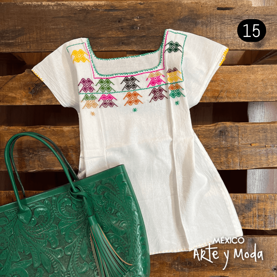 Blusa Alegrías - MÉXICO ARTE Y MODA - Blusa Bordada