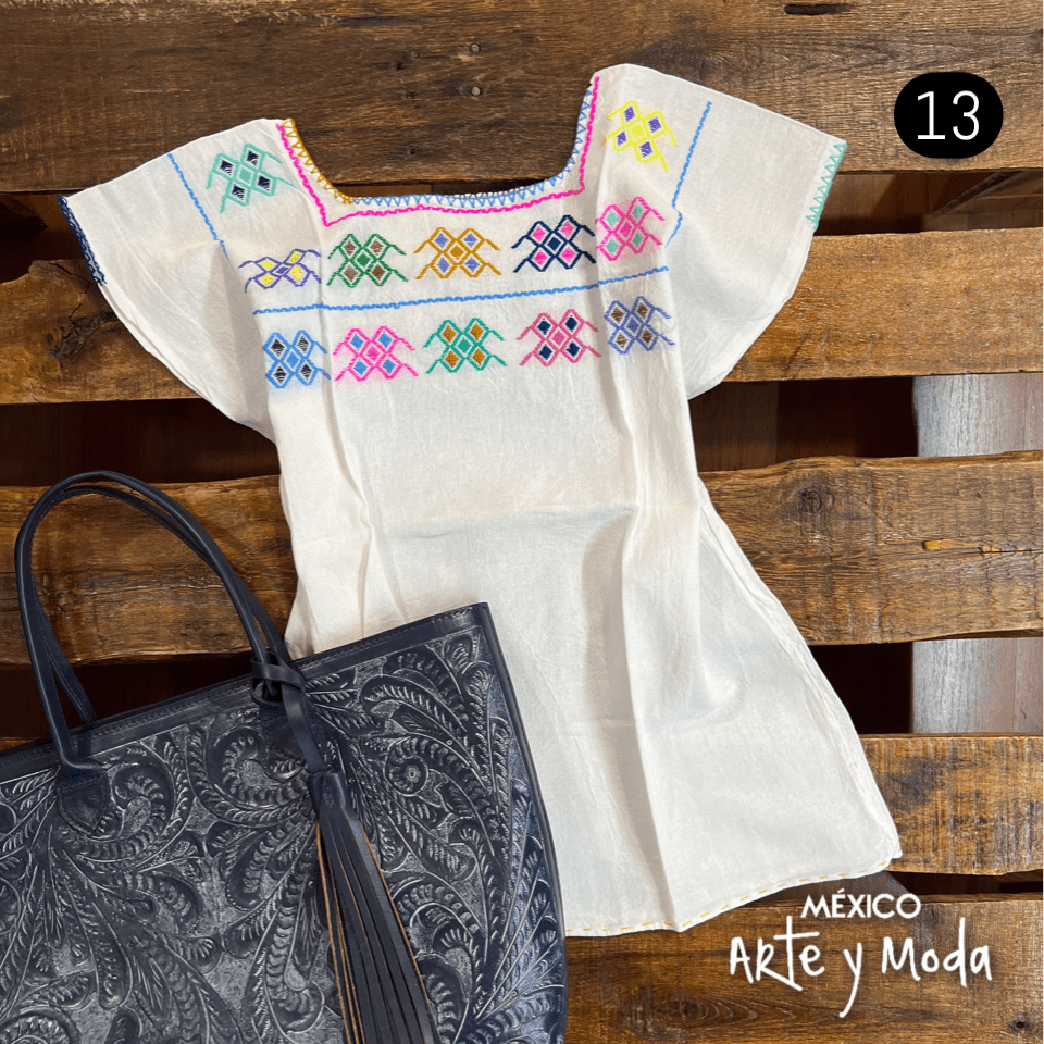 Blusa Alegrías - MÉXICO ARTE Y MODA - Blusa Bordada