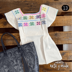 Blusa Alegrías - MÉXICO ARTE Y MODA - Blusa Bordada