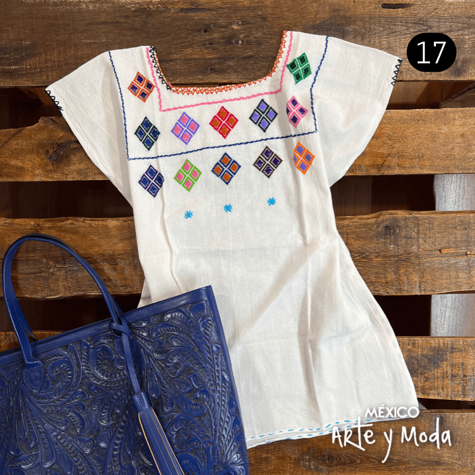 Blusa Alegrías - MÉXICO ARTE Y MODA - Blusa Bordada