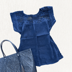 Blusa Brisa - MÉXICO ARTE Y MODA - Blusa Lisa