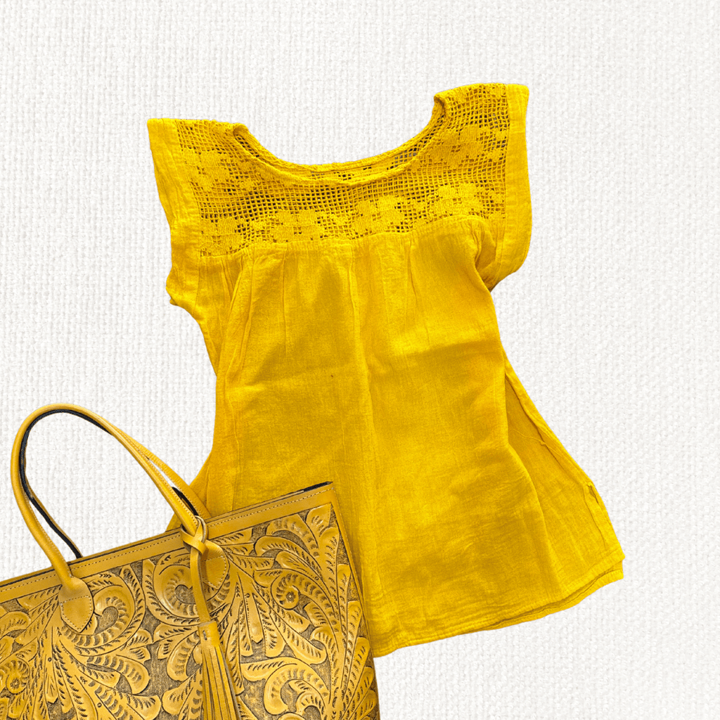 Blusa Brisa - MÉXICO ARTE Y MODA - Blusa Lisa