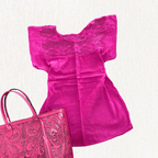 Blusa Brisa - MÉXICO ARTE Y MODA - Blusa Lisa