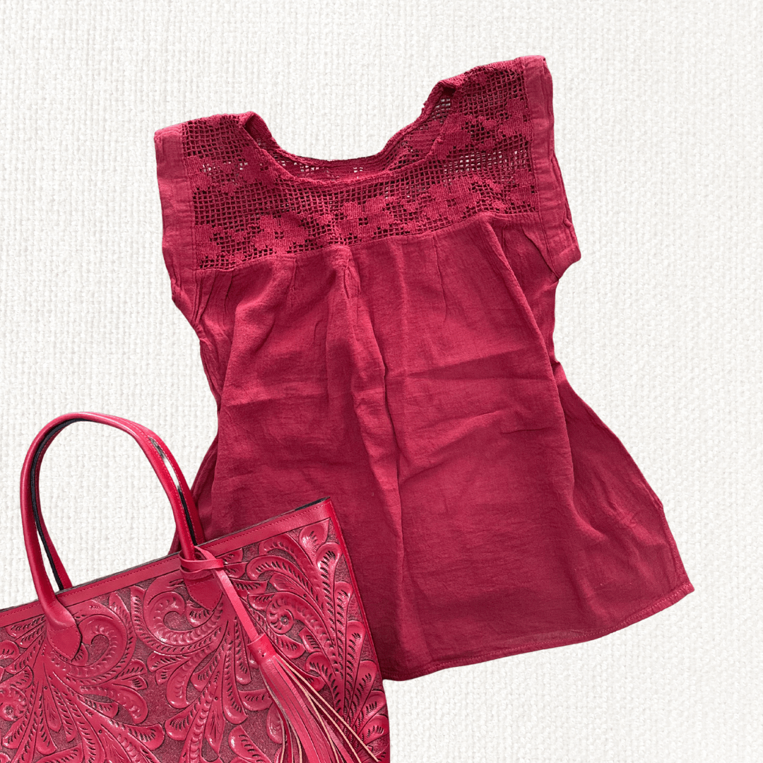 Blusa Brisa - MÉXICO ARTE Y MODA - Blusa Lisa