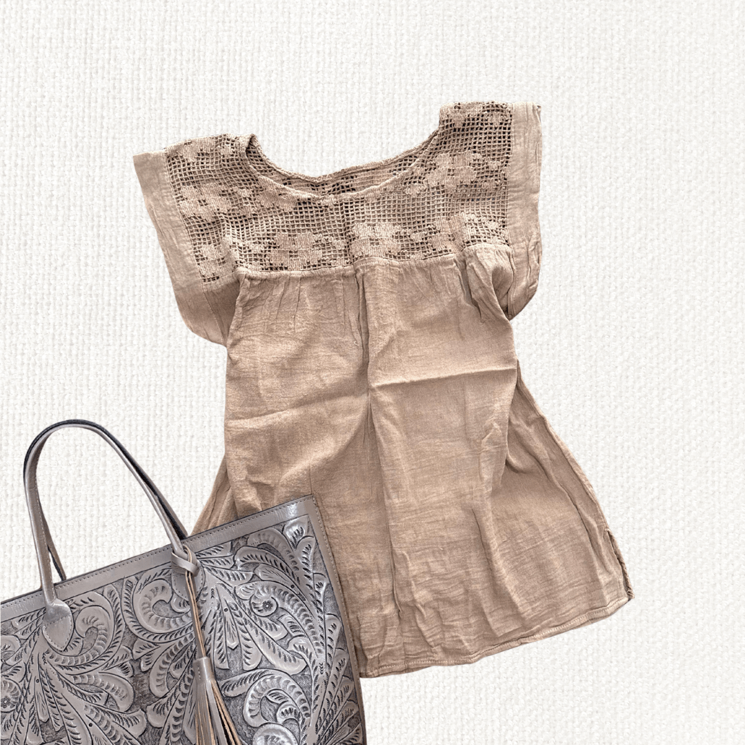 Blusa Brisa - MÉXICO ARTE Y MODA - Blusa Lisa