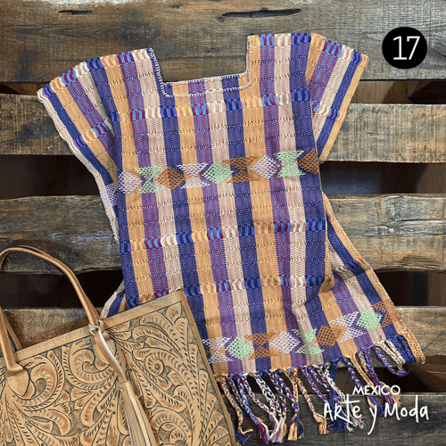 Blusa Brocado Doble - MÉXICO ARTE Y MODA - Blusa Bordada