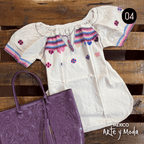 Blusa Chamula Jareta - MÉXICO ARTE Y MODA - Blusa Bordada