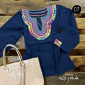 Blusa Chamula Manga - MÉXICO ARTE Y MODA - Blusa Bordada