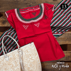 Blusa Chamula Patria - MÉXICO ARTE Y MODA - Blusa Bordada