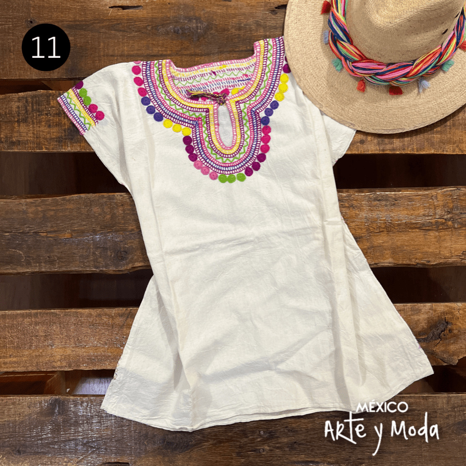 Blusa Chamula Sencilla - MÉXICO ARTE Y MODA - Blusa Bordada