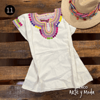 Blusa Chamula Sencilla - MÉXICO ARTE Y MODA - Blusa Bordada
