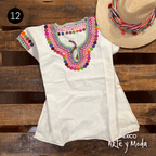 Blusa Chamula Sencilla - MÉXICO ARTE Y MODA - Blusa Bordada