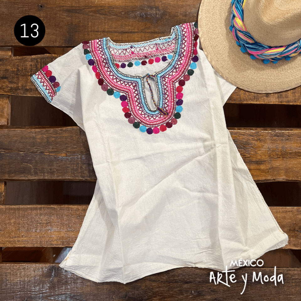 Blusa Chamula Sencilla - MÉXICO ARTE Y MODA - Blusa Bordada