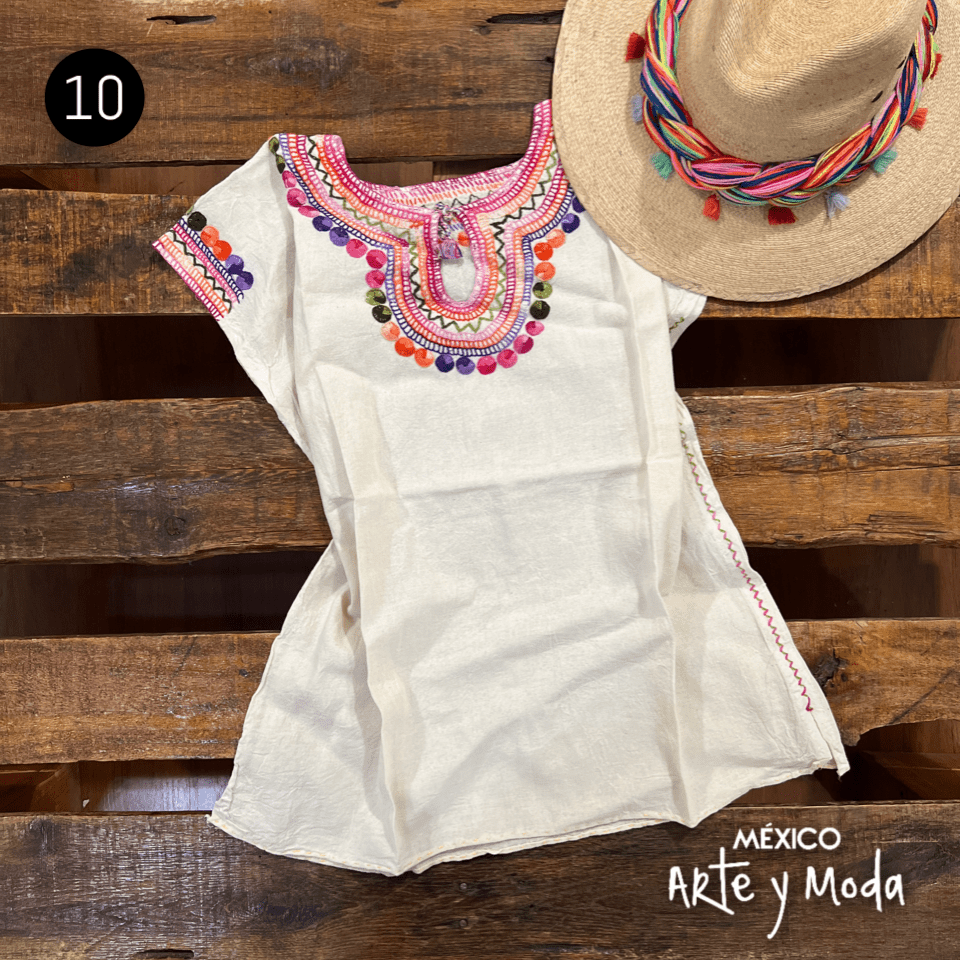 Blusa Chamula Sencilla - MÉXICO ARTE Y MODA - Blusa Bordada