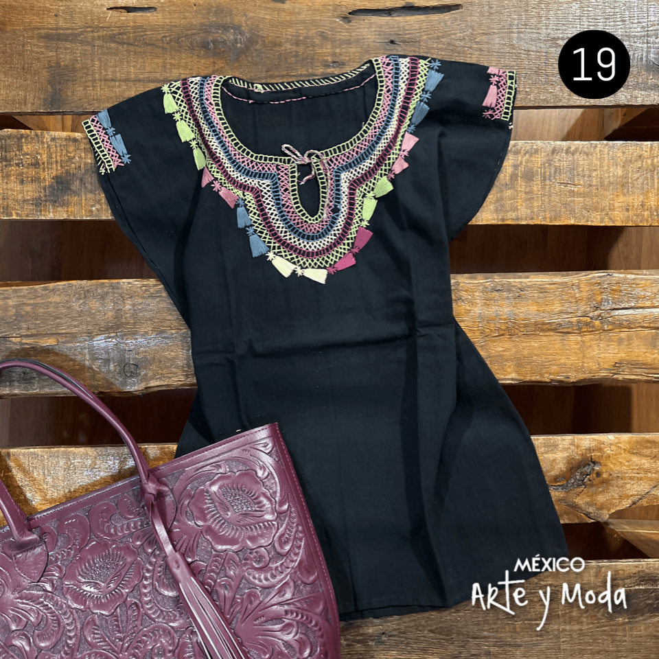 Blusa Chamula Tradicional - MÉXICO ARTE Y MODA - Blusa Bordada