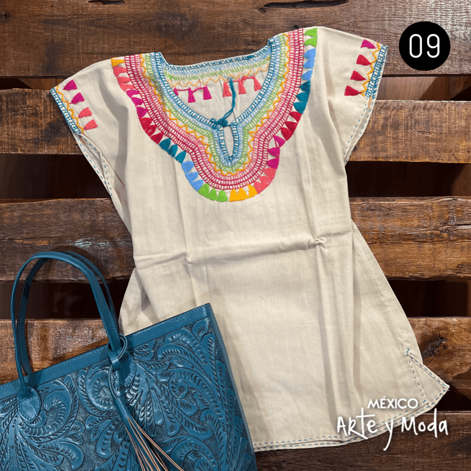 Blusa Chamula Tradicional - MÉXICO ARTE Y MODA - Blusa Bordada