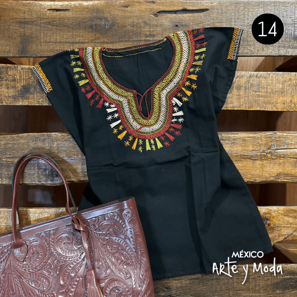 Blusa Chamula Tradicional - MÉXICO ARTE Y MODA - Blusa Bordada
