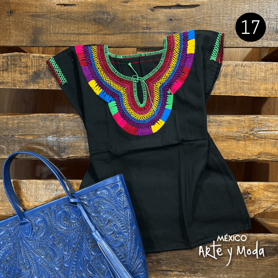 Blusa Chamula Tradicional - MÉXICO ARTE Y MODA - Blusa Bordada