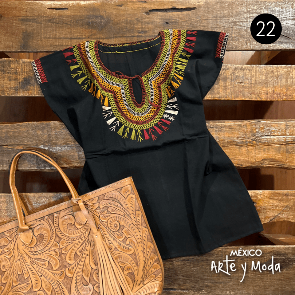 Blusa Chamula Tradicional - MÉXICO ARTE Y MODA - Blusa Bordada
