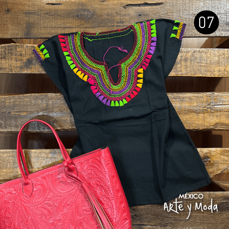 Blusa Chamula Tradicional - MÉXICO ARTE Y MODA - Blusa Bordada
