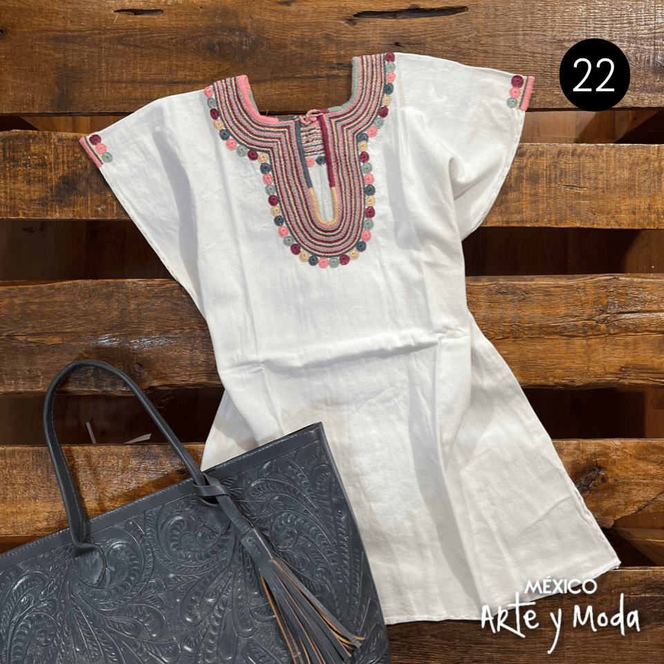 Blusa Chamulita - MÉXICO ARTE Y MODA - Blusa Bordada