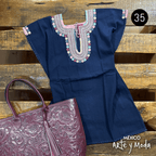 Blusa Chamulita - MÉXICO ARTE Y MODA - Blusa Bordada