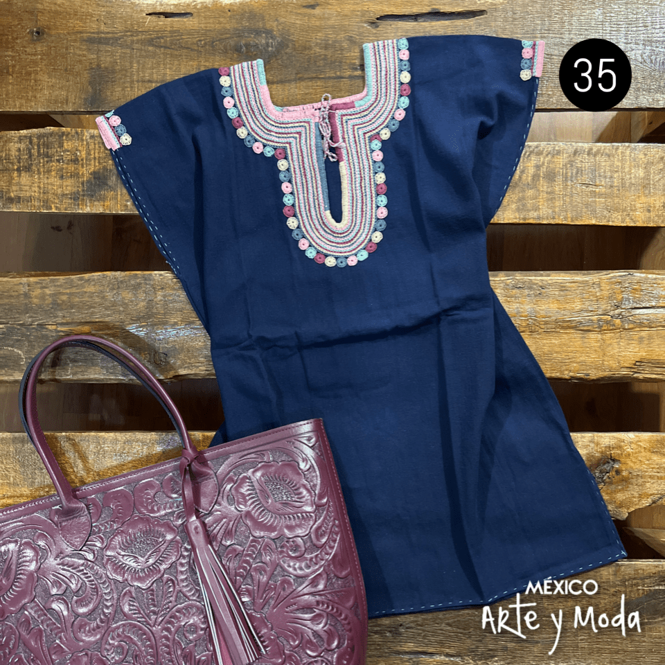 Blusa Chamulita - MÉXICO ARTE Y MODA - Blusa Bordada