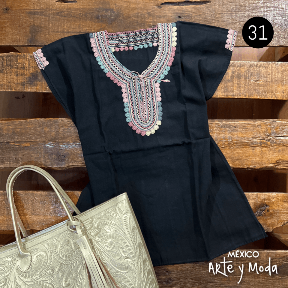 Blusa Chamulita - MÉXICO ARTE Y MODA - Blusa Bordada