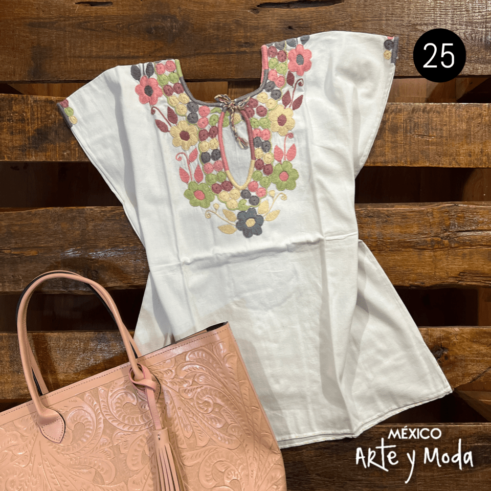 Blusa Chamulita - MÉXICO ARTE Y MODA - Blusa Bordada