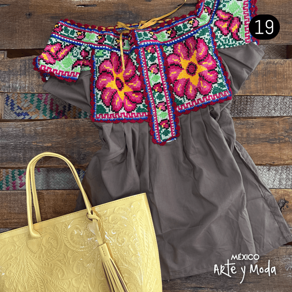 Blusa Chatina - MÉXICO ARTE Y MODA - Blusa Bordada