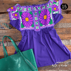 Blusa Chatina - MÉXICO ARTE Y MODA - Blusa Bordada