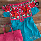 Blusa Chatina - MÉXICO ARTE Y MODA - Blusa Bordada