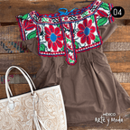 Blusa Chatina - MÉXICO ARTE Y MODA - Blusa Bordada