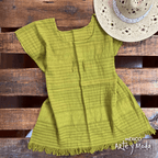 Blusa Deshilada Mexicana - MÉXICO ARTE Y MODA - Blusa Bordada