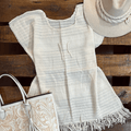 Blusa Deshilada Mexicana - MÉXICO ARTE Y MODA - Blusa Bordada