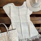 Blusa Deshilada Mexicana - MÉXICO ARTE Y MODA - Blusa Bordada