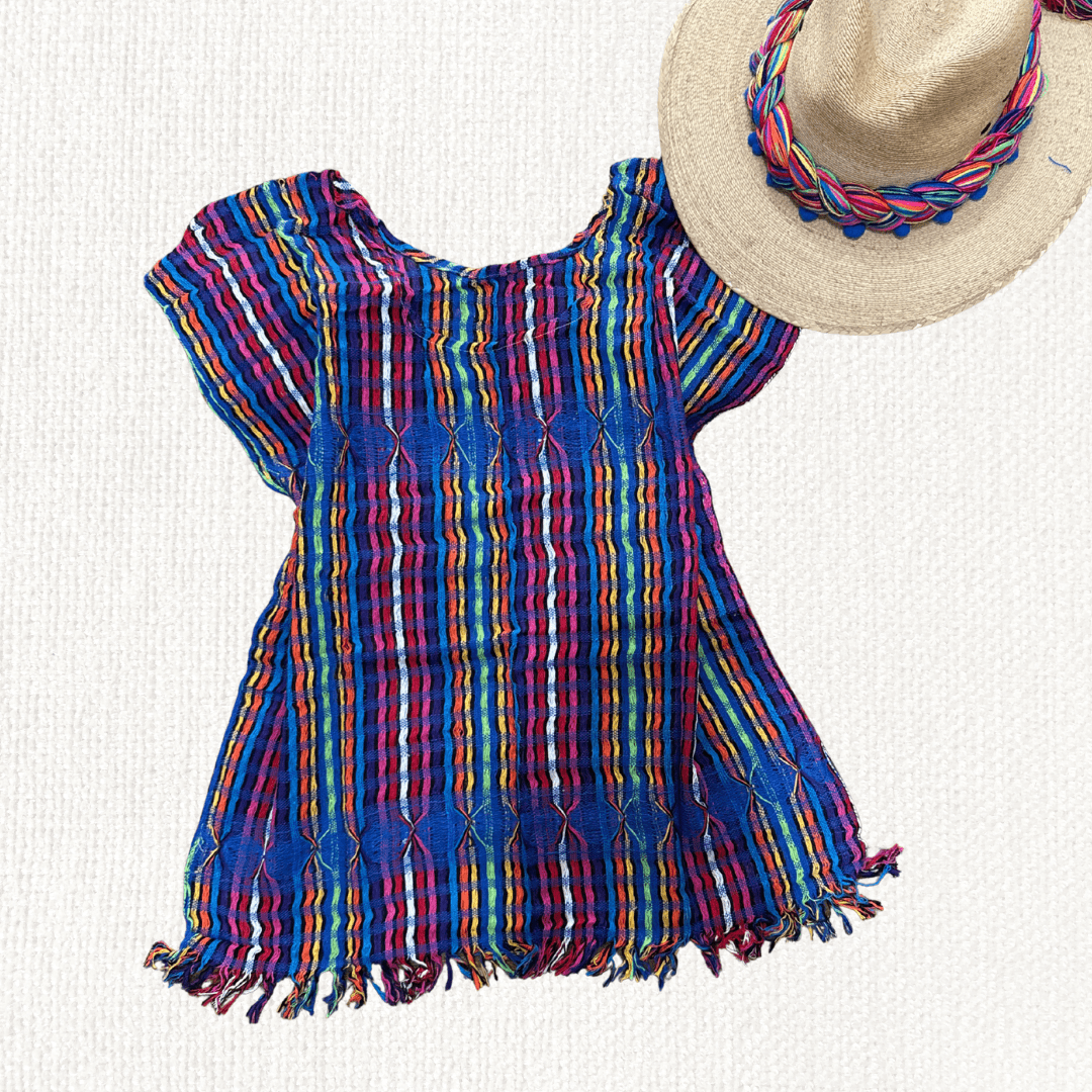 Blusa Deshilada Multicolor - MÉXICO ARTE Y MODA - Blusa Bordada