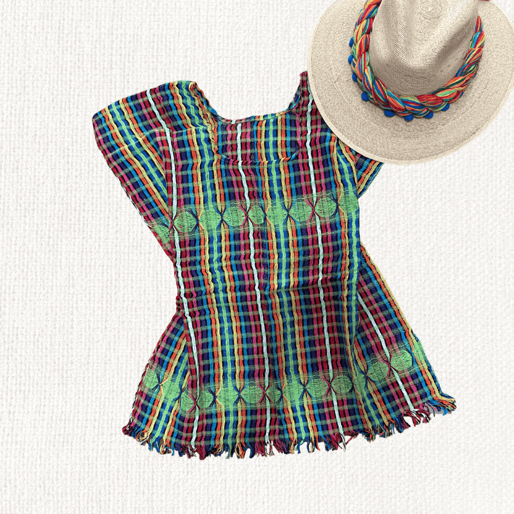 Blusa Deshilada Multicolor - MÉXICO ARTE Y MODA - Blusa Bordada