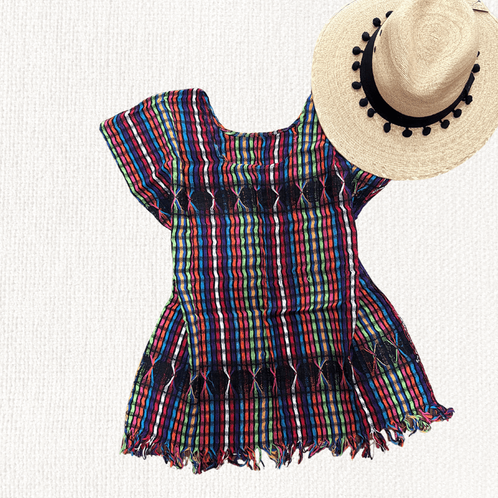 Blusa Deshilada Multicolor - MÉXICO ARTE Y MODA - Blusa Bordada